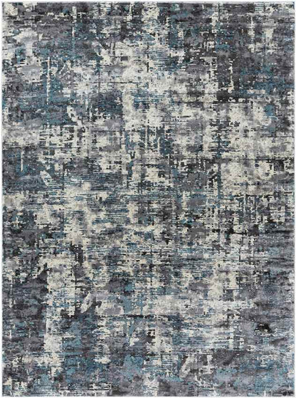 Rimpeld Modern Teal Area Rug