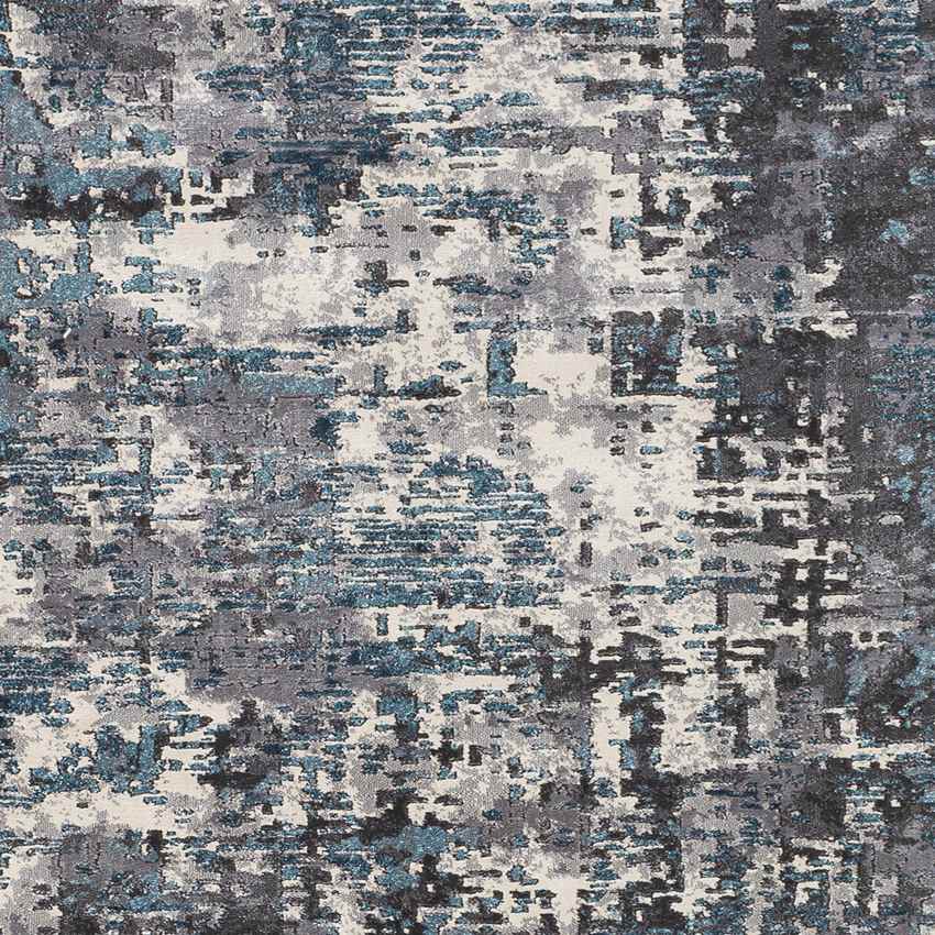 Rimpeld Modern Teal Area Rug