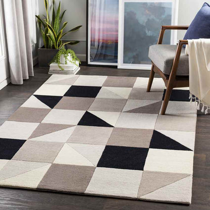 Rothem Modern Brown Area Rug