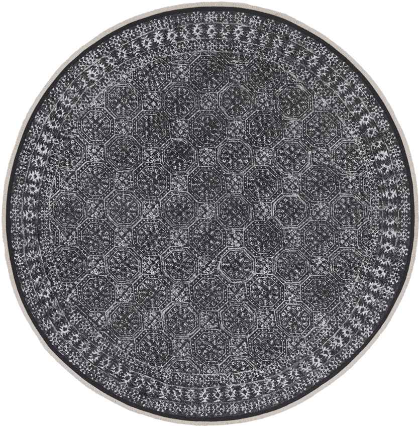 Smal Global Charcoal Area Rug