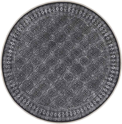 Smal Global Charcoal Area Rug
