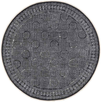 Smal Global Charcoal Area Rug