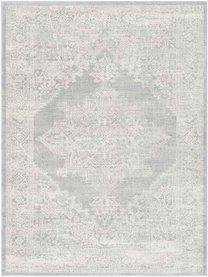 Ulvend Traditional Grey Area Rug