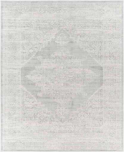 Ulvend Traditional Grey Area Rug