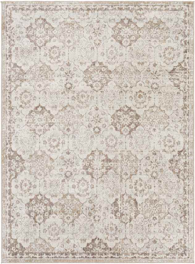 Viel Traditional Cream Area Rug