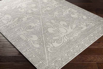 Vosberg Traditional Light Gray Area Rug