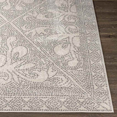 Vosberg Traditional Light Gray Area Rug