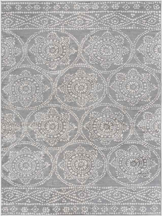Voulwames Global Medium Gray Area Rug