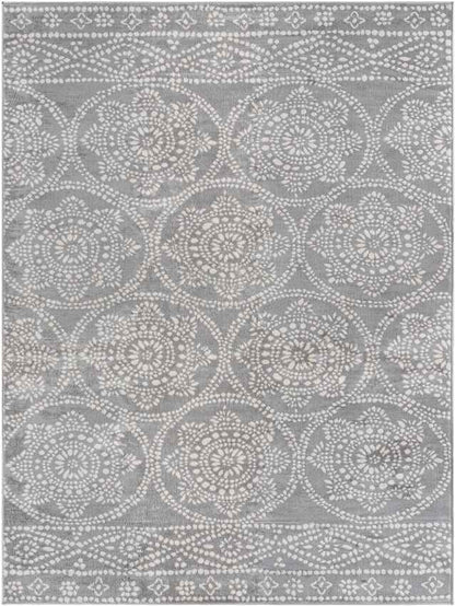 Voulwames Global Medium Gray Area Rug