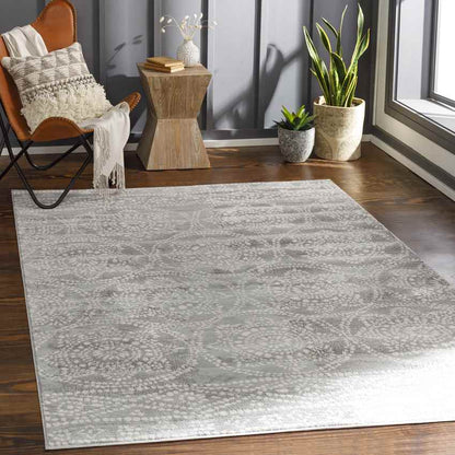 Voulwames Global Medium Gray Area Rug