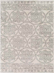 Voulwames Global Light Gray Area Rug