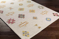 Linn Global Cream Area Rug