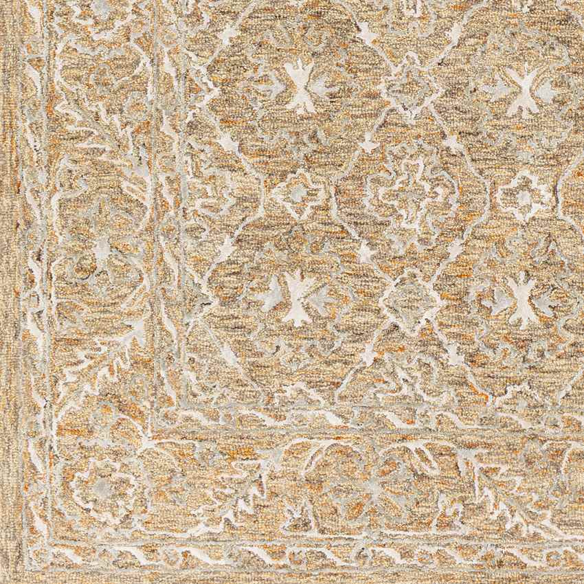 Wieen Traditional Yellow Area Rug