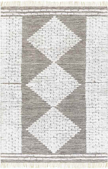 Zelen Global White Area Rug