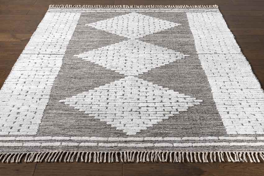 Zelen Global White Area Rug