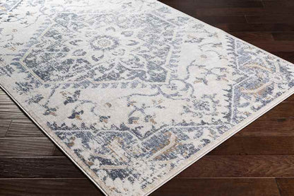 Baflo Traditional Denim Area Rug