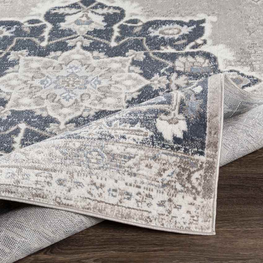 Barnflair Traditional Light Gray Area Rug