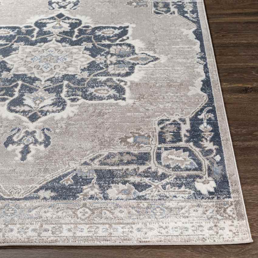 Barnflair Traditional Light Gray Area Rug