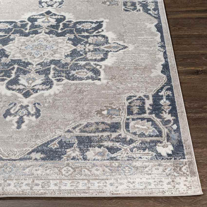 Barnflair Traditional Light Gray Area Rug