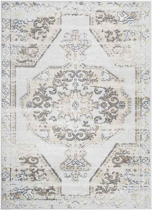Bakkerom Traditional White Area Rug