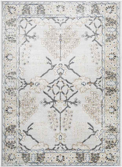 Beswerd Traditional Brown Area Rug