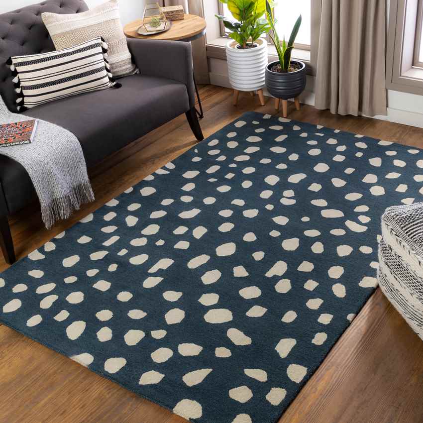 Sanremo Modern Deep Teal Area Rug
