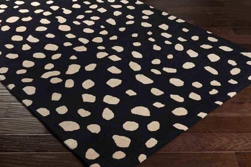 Sanremo Modern Black Area Rug