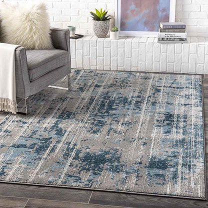 Englum Modern Teal Area Rug