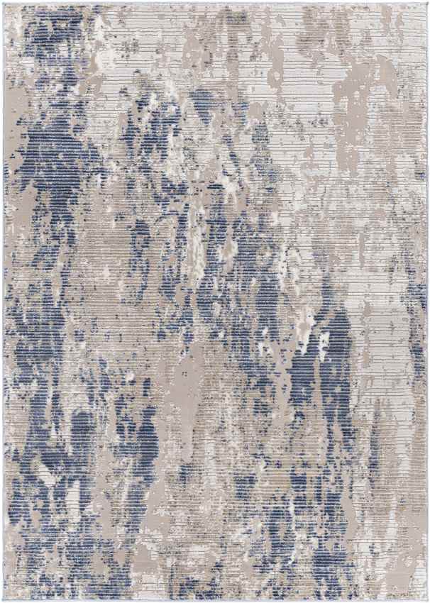 Enzelens Modern Blue Area Rug