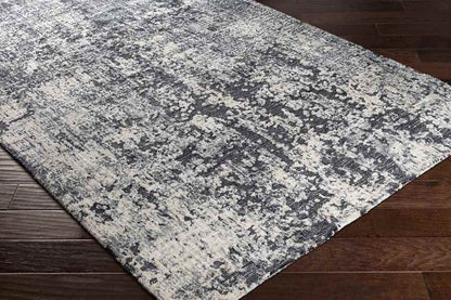 Garnwerd Modern Black Area Rug