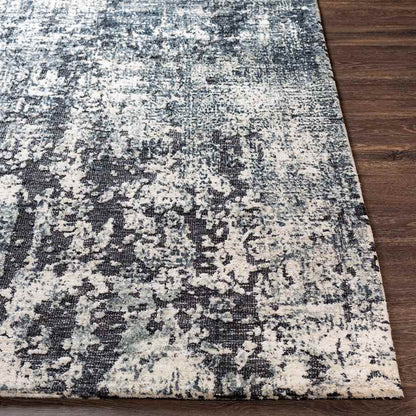 Garnwerd Modern Black Area Rug