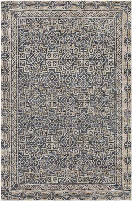 Glimmen Traditional Blue Area Rug