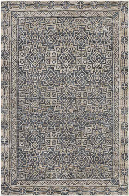 Glimmen Traditional Blue Area Rug