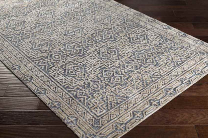 Glimmen Traditional Blue Area Rug