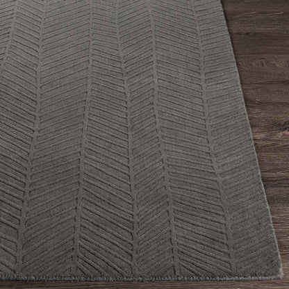 Hebrecht Modern Charcoal Area Rug