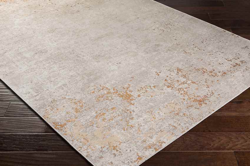 Hekkum Modern Light Beige Area Rug