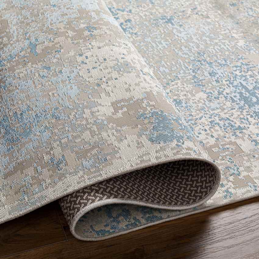 Hellum Modern Blue Area Rug