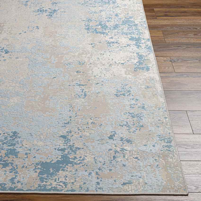 Hellum Modern Blue Area Rug