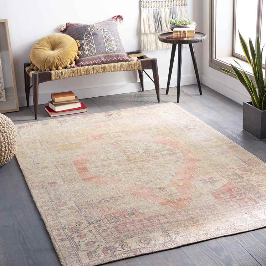 Holwinde Traditional Cream Area Rug