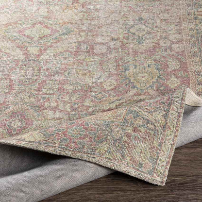 Hoogkerk Traditional Olive Area Rug