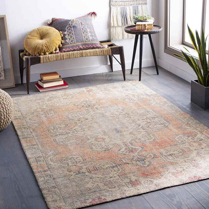 Jukwerd Traditional Cream Area Rug