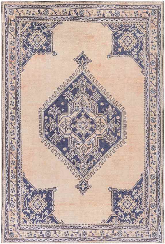 Kaakhorn Traditional Ice Blue Area Rug