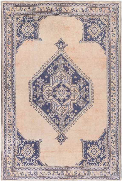 Kaakhorn Traditional Ice Blue Area Rug