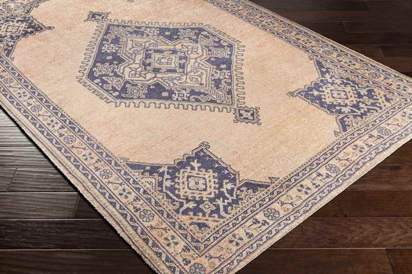 Kaakhorn Traditional Ice Blue Area Rug