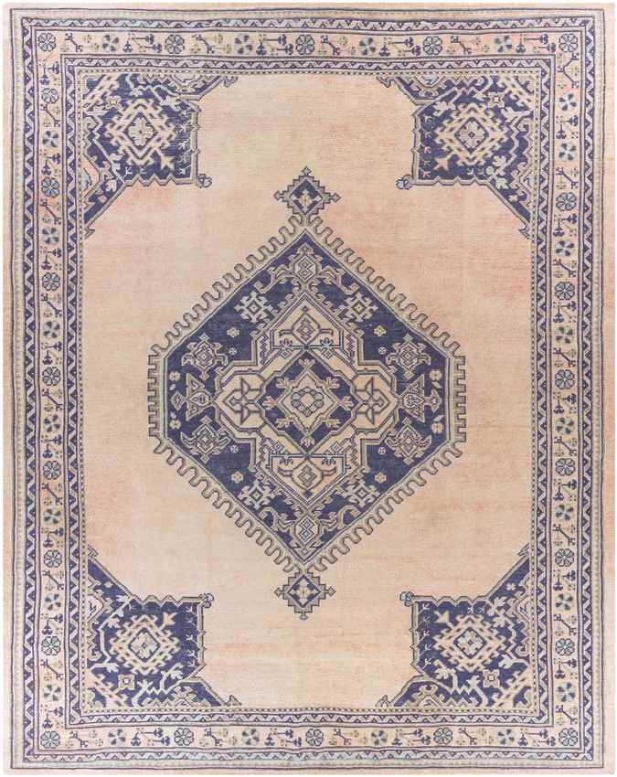 Kaakhorn Traditional Ice Blue Area Rug