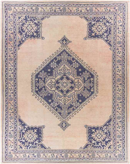 Kaakhorn Traditional Ice Blue Area Rug
