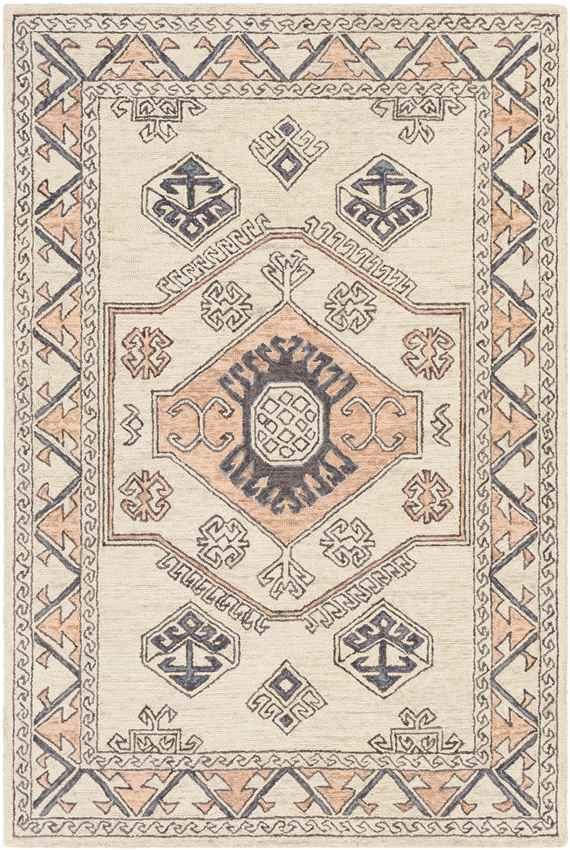 Korhorn Traditional Camel Area Rug