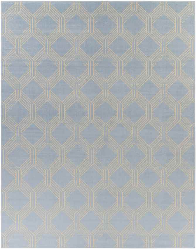 Leegkerk Modern Ice Blue Area Rug