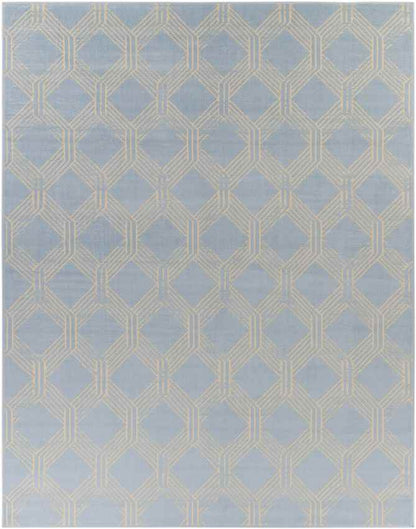 Leegkerk Modern Ice Blue Area Rug