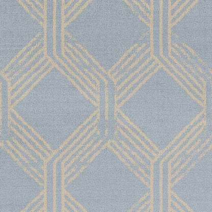 Leegkerk Modern Ice Blue Area Rug